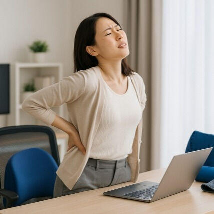 立ち仕事やデスクワークでの腰痛にお悩みではありませんか？🔍 