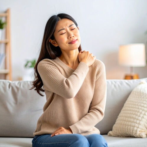 首や肩の不調にお悩みの皆様、あなたの日常の姿勢が痛みの原因か